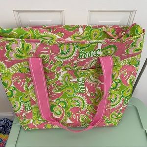 Lilly Pulitzer large insulated tote bag for vacation beach, boat, pool SUMMER!!